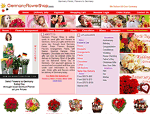 Tablet Screenshot of germanyflowershop.com